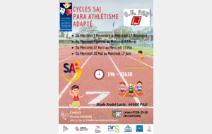 Mercredi ? SAJ ! - Athlétisme