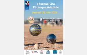 Para Pétanque Adaptée - Pau
