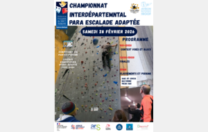 Championant Interdépartemental Para Escalade Adaptée