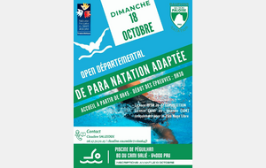 Open départemental Para Natation Adaptée