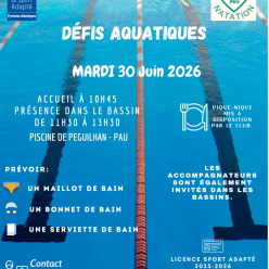 Défis Aquatiques - Pau