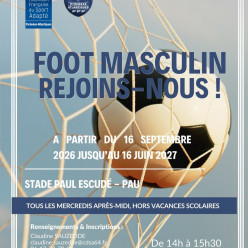 SAJ Para Football Adapté Masculin (à l'année)