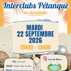 Finales Interclubs Pétanque - Biron