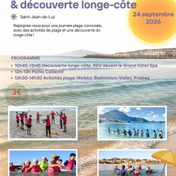 Journée activité plage et Longe-côte JEU'DYNAMIC